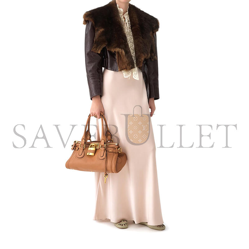 Ch10É paddington bag in grained leather ch25ws802p75209 (36*18*18cm)